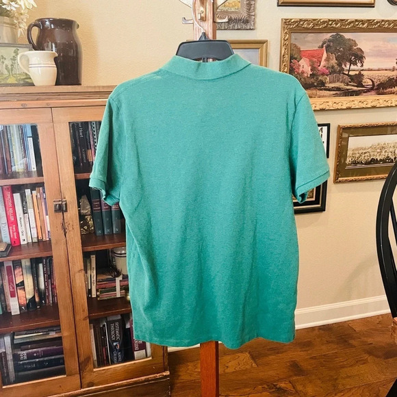 Polo Ralph Lauren men’s short sleeve cotton polo shirt SZ L forest green - Picture 6 of 9